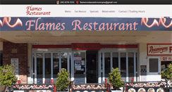 Desktop Screenshot of flamesrestaurant.com.au